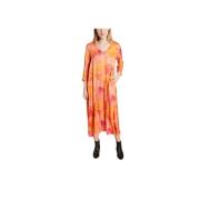 Multico Viscose Jurk Modetrotter , Multicolor , Dames