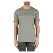 Vintage katoenen T-shirt Replay , Gray , Heren