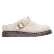 Suede Muiltjes met Gegraveerde Gesp Dr. Martens , Beige , Heren