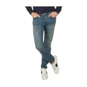 Moderne Slim Fit Bruine Jeans PS By Paul Smith , Blue , Heren