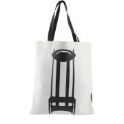 Pre-owned Leather shoulder-bags Loewe Pre-owned , White , Dames