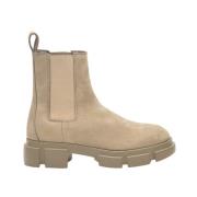 Lichte Beige Nubuck Leren Laars Copenhagen Shoes , Beige , Dames