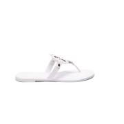 Witte Miller Teenslippers Tory Burch , White , Dames