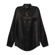 Shirt met strass-steentjes Balenciaga , Black , Dames