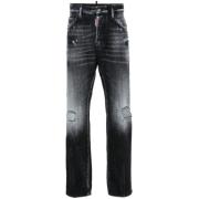 Zwarte Jeans 642 Jean Dsquared2 , Black , Heren