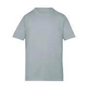 Korte Mouw T Shirt in Saxon Blue Maison Margiela , Blue , Heren