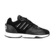Zwarte ZX RUN Sneakers Y-3 , Black , Dames