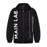 Hoodie met logo Balmain , Black , Heren