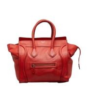 Pre-owned Leather celine-bags Celine Vintage , Red , Unisex