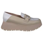 Stijlvolle Venecia dames loafers Wonders , Beige , Dames