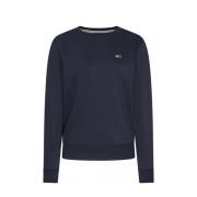 Biologisch Katoenen Sweatshirt - Geborduurd Logo Tommy Jeans , Blue , ...