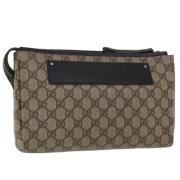 Pre-owned Canvas gucci-bags Gucci Vintage , Beige , Dames