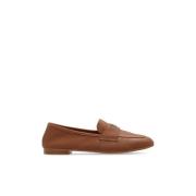 Antilope leren loafers Casadei , Brown , Dames