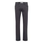 Cadiz Heren Straight Fit Five-Pocket Broek Brax , Brown , Heren