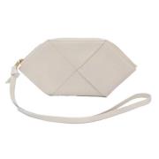 Pre-owned Leather wallets Bottega Veneta Vintage , White , Dames