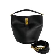 Pre-owned Leather celine-bags Celine Vintage , Black , Dames