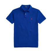 Blauwe Geribbelde Polo T-shirts en Polos Polo Ralph Lauren , Blue , He...