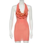 Pre-owned Knit dresses Armani Pre-owned , Orange , Dames