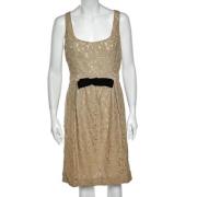 Pre-owned Lace dresses Moschino Pre-Owned , Beige , Dames