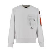 Moderne Crewneck Sweatshirt Parajumpers , Gray , Heren