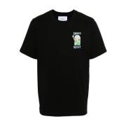 Zwarte Biologisch Katoenen T-shirts en Polos Casablanca , Black , Here...