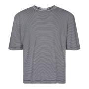 Katoenen T-Shirt, Korte Mouwen, Ronde Hals Lardini , Gray , Heren