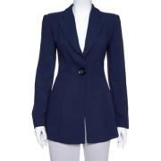 Pre-owned Fabric outerwear Armani Pre-owned , Blue , Dames