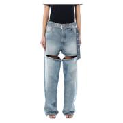 Vintage Joplin Jeans Ssheena , Blue , Dames