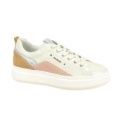 Beige Combi Sneaker Nerogiardini , Beige , Dames