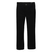 Pre-owned Velvet bottoms Armani Pre-owned , Black , Dames