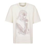 Vintage White Slime T-Shirt 1989 Studio , White , Heren