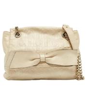 Pre-owned Leather shoulder-bags Carolina Herrera Pre-owned , Beige , D...