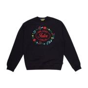 Milano Flowers Zwarte Sweater Iuter , Black , Heren