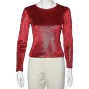 Pre-owned Knit tops Moschino Pre-Owned , Red , Dames