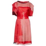 Pre-owned Silk dresses Armani Pre-owned , Red , Dames