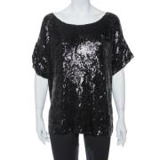 Pre-owned Knit tops Balmain Pre-owned , Black , Dames