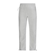 Grijze Broek met Elastische Taille Moncler , Gray , Heren