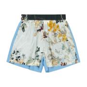 Flatterende loszittende zijden shorts Munthe , Multicolor , Dames