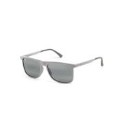 Matte Grey Zonnebril Maui Jim , Gray , Unisex