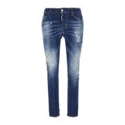 Stijlvolle Jeans voor Mannen en Vrouwen Dsquared2 , Blue , Dames