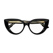 RivetsLarge Brilmontuur Gucci , Black , Dames