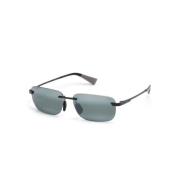 Lanakila 624-02 Matte Black W/Grey Sunglasses Maui Jim , Black , Unise...