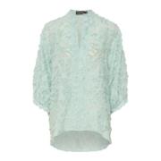 Surf Spray 3/4 Mouw Blouse Soaked in Luxury , Green , Dames
