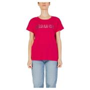 Dames T-Shirt Lente/Zomer Collectie Blauer , Pink , Dames
