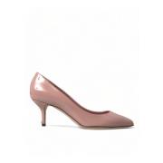 Roze Patent Leren Stiletto Pumps Dolce & Gabbana , Pink , Dames