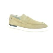 Taupe Suède Loafer Floris van Bommel , Beige , Heren