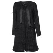 Pre-owned Fabric outerwear Carolina Herrera Pre-owned , Black , Dames
