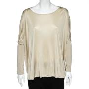 Pre-owned Fabric tops Armani Pre-owned , Beige , Dames