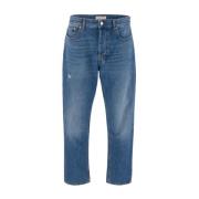 Regular Fit Jeans in Medium Blauw Valentino , Blue , Heren