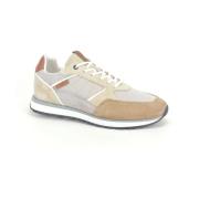 Beige Combi Runner Sneakers Cycleur de Luxe , Beige , Heren